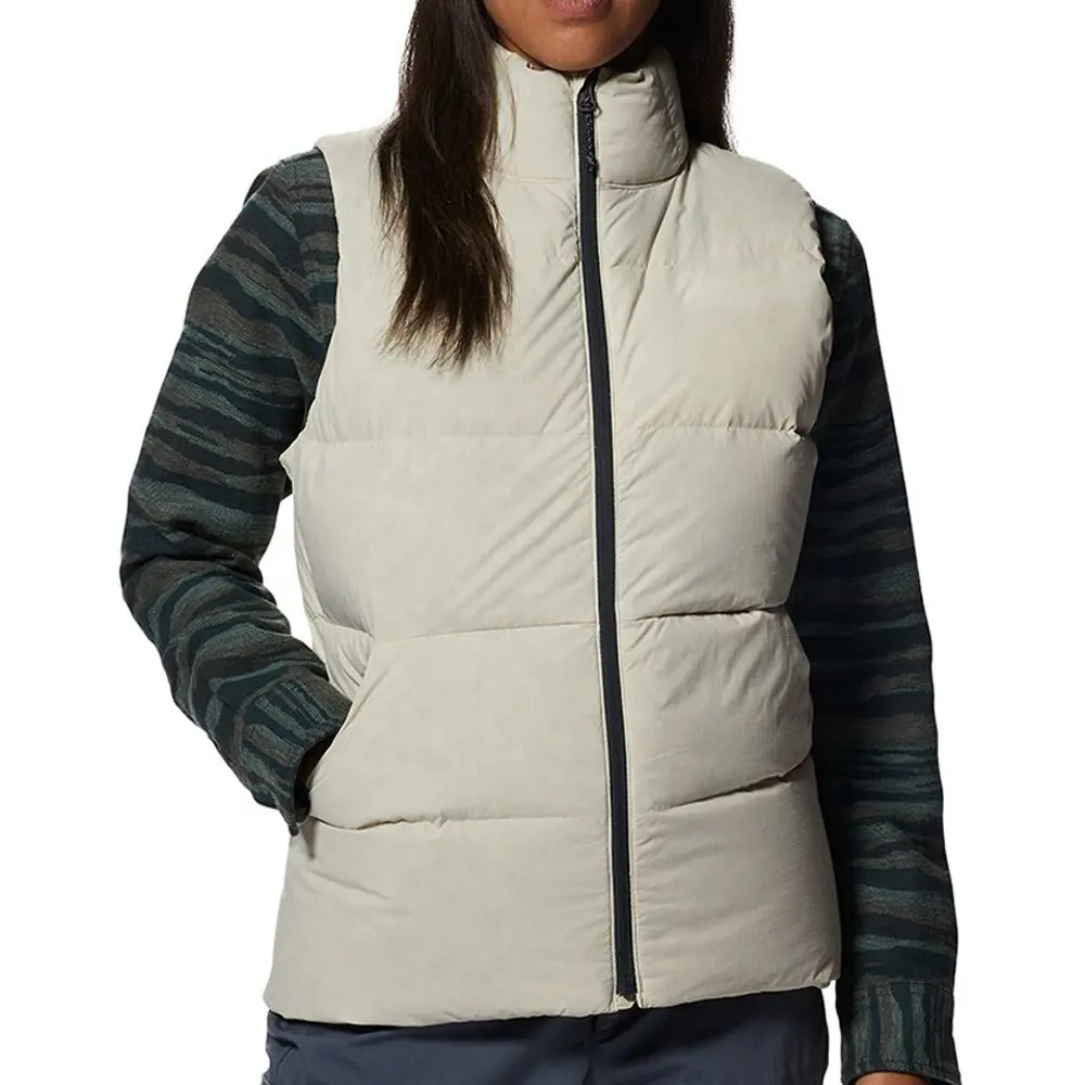 Women's Vest Bubble Gilet Ladies Winter Waterproof Plus Size OEM Custom Logo Women Bubble Coat Puffer Jackets