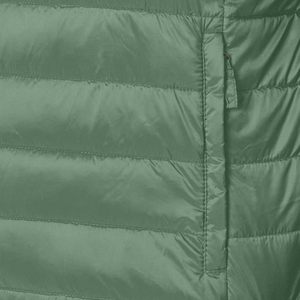 Chaqueta acolchada de lona ligera resistente al agua para hombre, con capucha, cuello levantado, cierre de cremallera, calle alta, invierno, sólido - Product Image 4