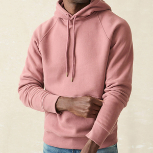 Sweats à capuche pour hommes Sweat à capuche en coton biologique Sweat à capuche en polaire pour hommes Pull personnalisé Streetwear à capuche en bambou pour hommes - Product Image 1