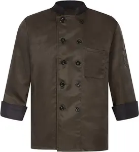 Best material kitchen clothing workwear/ chef coat/executive chef uniform 2024