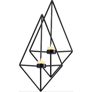 Elegant Black Iron <b>Tea</b> Light Stand Latest Design Wall Hanging Oval Shape Classic Home Decor Wholesale <b>Candle</b> Holders <b>Candle</b> Jars - Product Image 3