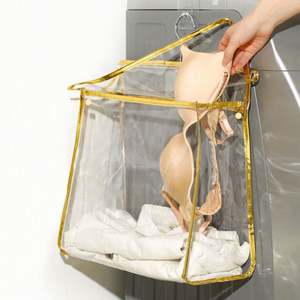 Nouvelle trousse de rangement imperméable de grande capacité, antichoc, avec fermeture éclair imperméable, trousse de rangement transparente pour cosmétiques - Product Image 1