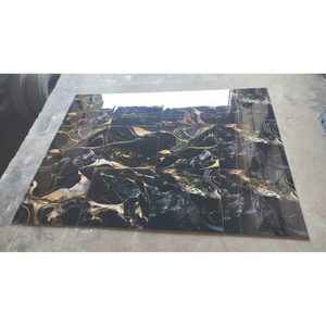 Baldosas para suelo de 60x60 cm, porcelana vitrificada de alto brillo, GVT PGVT, acabado espejo, para salón y dormitorio de lujo, 600 MM X 600 MM - Product Image 1