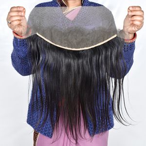 Extensiones de Cabello Natural Indio Virgen 13x4 HD con Cutícula Alineada, Color Natural, para Mujeres, Pelucas de Cabello Humano Negro Crudo a Precio Económico - Product Image 5