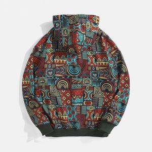 Nuevas sudaderas con capucha impresas personalizadas 100% algodón sudaderas con capucha de gran tamaño de peso pesado Unisex logotipo personalizado básico sudaderas con capucha para hombres - Product Image 2