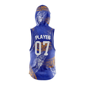 Camisetas de Fútbol Americano sin Mangas Personalizadas 7v7 para Hombre, Camuflaje, Bandera, OEM ODM, Tallas Grandes, Absorción de Humedad, Diseño Impreso por Transferencia de Calor - Product Image 3