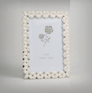 กรอบรูปดีไซน์โบราณกรอบรูปสำเร็จรูปสีเงินสำหรับตกแต่งโต๊ะข้างกรอบโลหะ - Product Image 6