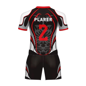 2022 ensemble d'uniformes de rugby personnalisés dernière conception tissu épais sublimé respirant bas prix à vendre uniforme de football américain - Product Image 5