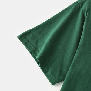 Camiseta deportiva de algodón 100% de gran tamaño para hombre con cuello redondo, logotipo personalizado, tela de punto suave, ecológica y transpirable para ropa informal - Product Image 6