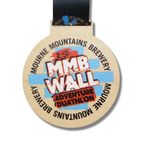 Médaille de Marathon à Logo personnalisé, produits respectueux de l'environnement, médailles de gagnant de médaille en bois