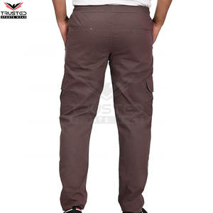 กางเกงผู้ชายน้ำหนักเบาระบายอากาศได้ดีผ้าแคนวาสสีล้วนสไตล์ลำลองแนวสตรีท - Product Image 3