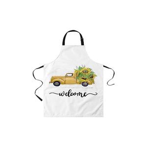 Delantal de cocina unisex diseño personalizado material algodón 100% superventas calidad exportador - Product Image 4