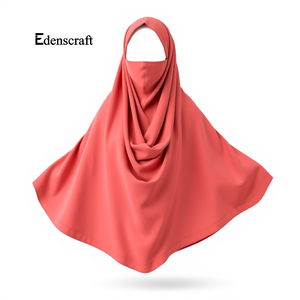 Personnalisable XXL Long Khimar Élégant Modeste Traditionnel Musulman Foulard pour Adultes Casual Ethnique Léger Plus La Taille - Product Image 4