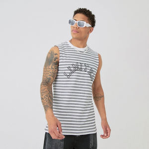 OEM Verano de alta calidad de los hombres de algodón camiseta sin mangas Fitness gimnasio hombres camiseta sin mangas de alta calidad precio razonable - Product Image 1