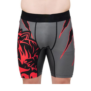Short de combat pour homme Short de grappin haute performance pour homme avec impression dynamique et coupe ajustée - Product Image 4