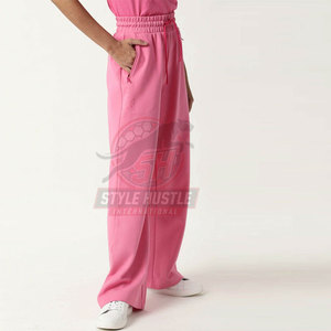 Pantalones Deportivos Acampanados para Mujer, Hechos de Algodón Resistente al Viento, con Logotipo Personalizado, Tallas Grandes, Estilo Único - Product Image 3