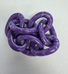 Anneaux de serviette en résine faits à la main, style chaîne |   Porte-serviettes modernes à design relié |   Disponible en plusieurs couleurs et finitions OEM ODM - Product Image 2