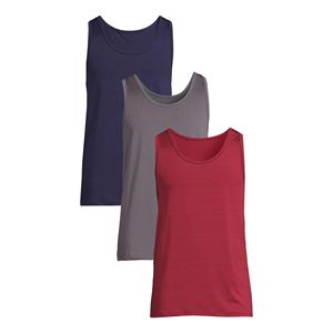 Camisetas sin mangas de punto transpirables económicas de secado rápido gris para hombres para equipos y eventos para compradores a granel - Product Image 5