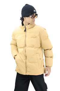 Veste matelassée oversize unisexe de qualité supérieure, fermeture éclair, hiver, personnalisée, matelassée, imperméable, respirante, à capuche, devant - Product Image 4