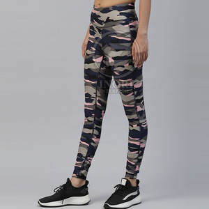 Precio de fábrica Leggings de mujer Sólido Mediados de cintura elástica Logotipo personalizado Impresión Ecológico Secado rápido Transpirable - Product Image 2