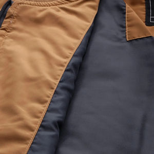 Chaquetas de bombardero ajustadas de manga larga, ropa informal de alta calidad disponible en línea, chaquetas de bombardero impresas con logotipo personalizado - Product Image 6