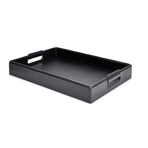 Plateau de service en cuir chic pour arrangements festifs présentoirs de voeux d'invité ou besoins de table de bureau organisés - Product Image 1