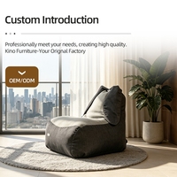 Kino OEM ODM Fauteuils poufs en forme de lapin pour projets hôteliers, de complexes et commerciaux, chaise longue personnalisée en gros, directement de l'usine