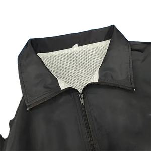 ชุดเซ็ตเสื้อแจ็คเก็ตกันลมและกางเกงขาสั้นผู้ชาย ขายส่ง ผ้าไนลอน น้ำหนักเบา กันน้ำ สวมใส่สบาย ไซส์ผู้ชาย - Product Image 3