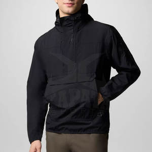 Chaqueta Anorak con Capucha para Hombre, Resistente al Viento, la Más Vendida, Servicio OEM para Venta al Por Mayor - Product Image 4