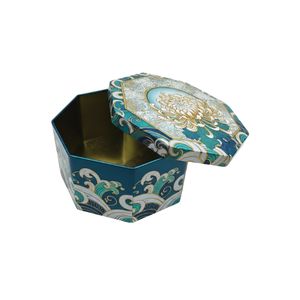 Envase Octagonal de Hojalata Personalizado para Galletas, Bizcochos, Chocolate y Dulces - Product Image 4