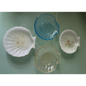 จานสบู่เปลือกหอยแก้วสำหรับใช้ในห้องน้ำที่บ้าน - Product Image 2