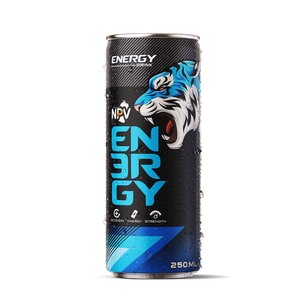 เครื่องดื่มชูกำลังผลิตเครื่องดื่มพลังงานยี่ห้อ NPV ขนาด250มล. ฉลากส่วนตัวราคาดี - Product Image 1