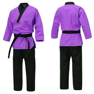 Vente en gros de kimono de judo et de jiu-jitsu avec logo personnalisé uniformes d'entraînement et de compétition avec logo frontal - Product Image 2