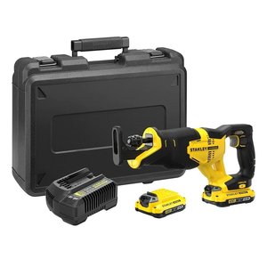 Sierra Recíproca Inalámbrica V20 FATMAX SFMCS300D2K, Sierras Eléctricas de 18 V con 2 Baterías de 2 Ah, Sierra Recíproca V20 FATMAX SFMCS300D2K - Product Image 1