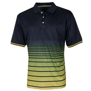 Camisetas de Hombre Tejidas con Sublimación Personalizada OEM 2025, Alta Calidad, 100% Poliéster, Tallas Grandes, Cuello Alto, Secado Rápido, Manga Corta - Product Image 1