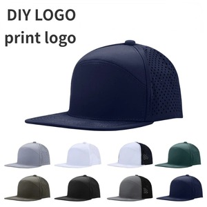Blank 5/6 Panel Custom Acrylic Logo Surfing Beach <b>Hat</b> <b>Waterproof</b> Baseball Caps Sports Caps - Product Image 5