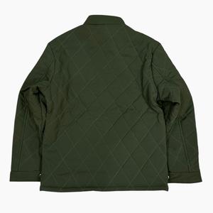 Chaqueta de invierno acolchada Vintage de alta calidad verde oscuro para hombre, bolsillos con soporte, manga larga, transpirable, precio directo al por mayor India - Product Image 4