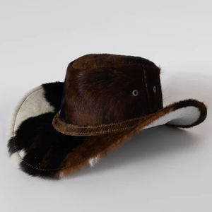 Chapeaux en cuir de vachette de haute qualité avec logo personnalisé, dernière conception, prix bas, chapeaux en cuir de vachette tendance à vendre - Product Image 4