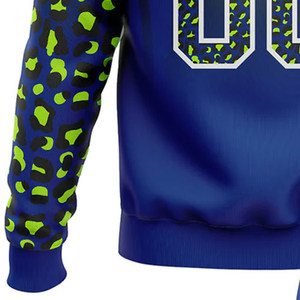 Sarama Sports – Sweat à capuche homme personnalisé, conception OEM ODM, streetwear, molleton côtelé 100 % coton, imprimé animal Y2K, coupe oversize et ajustée, unisexe - Product Image 6