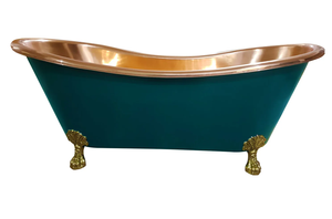 Baignoire en cuivre Nouvelle dernière baignoire pour pieds en argile extérieure verte de haute qualité Nouvelle baignoire en cuivre dernière à des prix raisonnables - Product Image 2