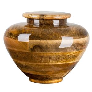 Wood Shine Polished Walnut Wooden Cremation <b>Urn</b> For Ashes <b>Large</b> Memorial Adults <b>Urns</b> Elegant Funeral <b>Urn</b> & Keepsake - Product Image 1