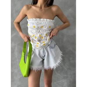 Sujetadores con Estampado de Margaritas al por Mayor, Bustiers Cómodos para Mujer - Product Image 2