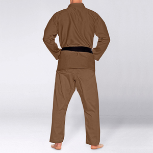 Uniforme de karaté poids lourd respirant unisexe adulte nouveau design haute qualité confortable couleurs personnalisées polyester/coton devant - Product Image 2