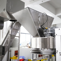 Máquina de procesamiento de sal de pesaje automático y empaquetadora de bolsas vertical de bajo costo