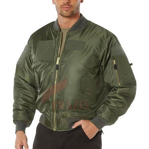 Blouson aviateur en satin à la mode avec patchs personnalisés pour hommes et femmes Blouson aviateur en satin de haute qualité - Product Image 3