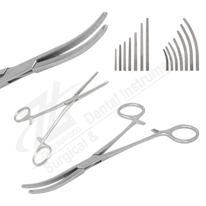 Pince hémostatique Rochester Pean 18.0cm en acier inoxydable ensemble d'instruments chirurgicaux dentaires Source d'alimentation manuelle du Pakistan - Product Image 1