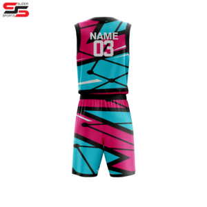 Ropa deportiva de Pakistán, conjuntos de uniformes de baloncesto personalizados impresos con logotipo de talla XS, servicio OEM al por mayor, diseño de stock a la venta - Product Image 2
