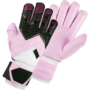 Gants de gardien de but hybrides professionnels à vente chaude, logo personnalisé, gants de football avec protection des doigts pour adultes et jeunes - Product Image 1