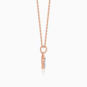Pendentif tendance en or rose avec diamant de laboratoire Evolve, breloques et pendentifs en diamant de luxe, cadeau élégant - Product Image 1