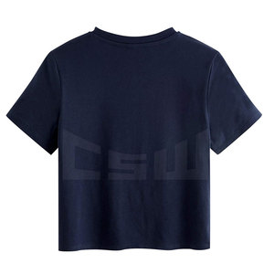 Camiseta corta personalizada para mujer, Top corto de diseño a la última moda, 2022 - Product Image 2